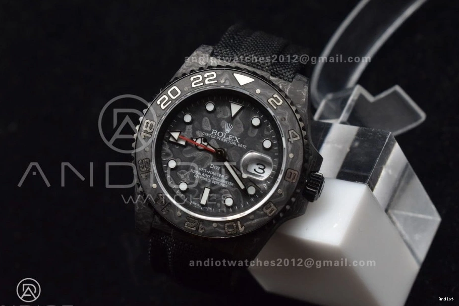 Nylon 423 Black Dial SA3186 Bold Strap DIW Black Edition GMT All Carbon OMF on CHS Black Best 0718